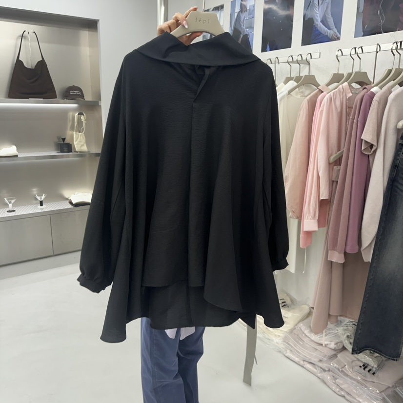 LEPI東大門直郵女士新品熱賣時尚推薦真品襯衫蕾絲衫圍巾LEPI襯衫/蕾絲衫圖色2