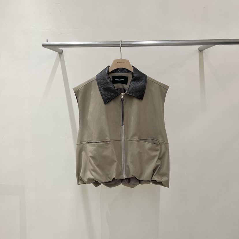 MARIE MARIE東大門實拍女士新品熱賣真品休閑推薦時尚馬甲MARIE MARIE馬甲圖色1