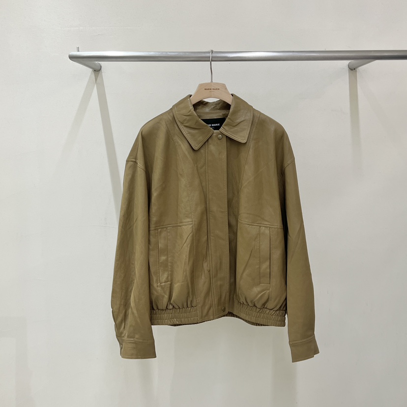 MARIE MARIE東大門代購女士新品真品熱賣推薦時尚休閑皮衣MARIE MARIE皮衣圖色1
