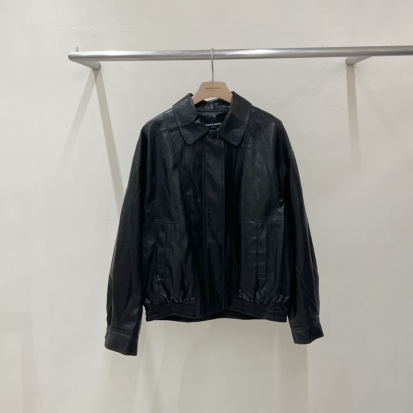 MARIE MARIE東大門代購女士新品真品熱賣推薦時尚休閑皮衣MARIE MARIE皮衣圖色2