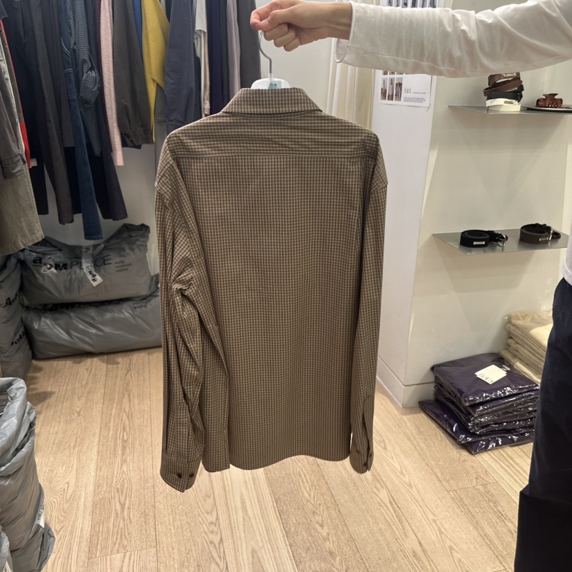 REIRAI韓國直郵女士新品真品休閑時尚推薦襯衫蕾絲衫格紋Reirai襯衫/蕾絲衫