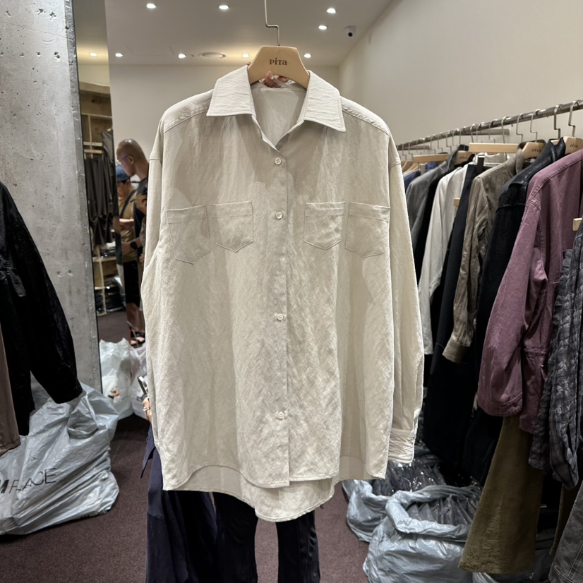 PITA/THEVERLIN東大門實拍女裝新品休閑熱賣襯衫蕾絲衫口袋PITA/THEVERLIN襯衫/蕾絲衫圖色2