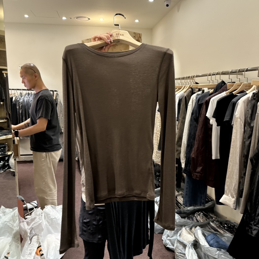 PITA/THEVERLIN東大門實拍女士新品時尚休閑人氣長袖T恤PITA/THEVERLIN長袖T恤圖色1
