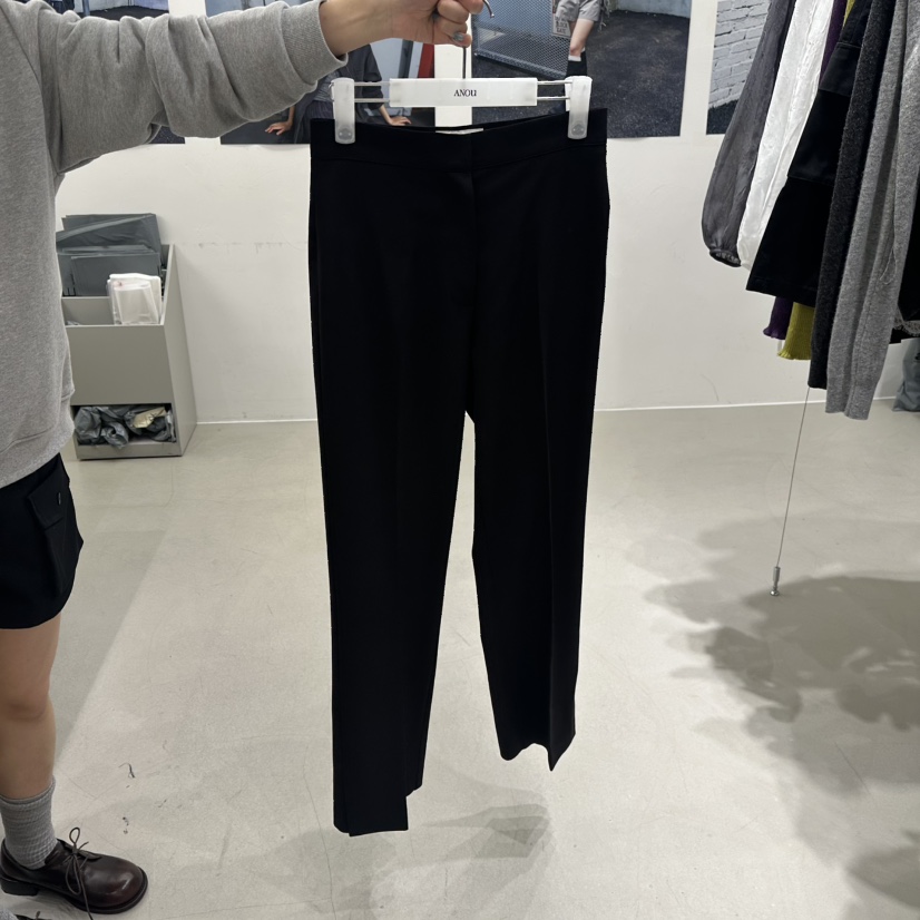 ANOU東大門實拍女裝新款人氣真品休閑推薦熱賣時尚休閑褲ANOU休閑褲圖色2黑色