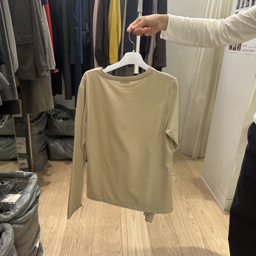 REIRAI韓國直郵女士新品時尚休閑真品人氣推薦熱賣長袖T恤Reirai長袖T恤