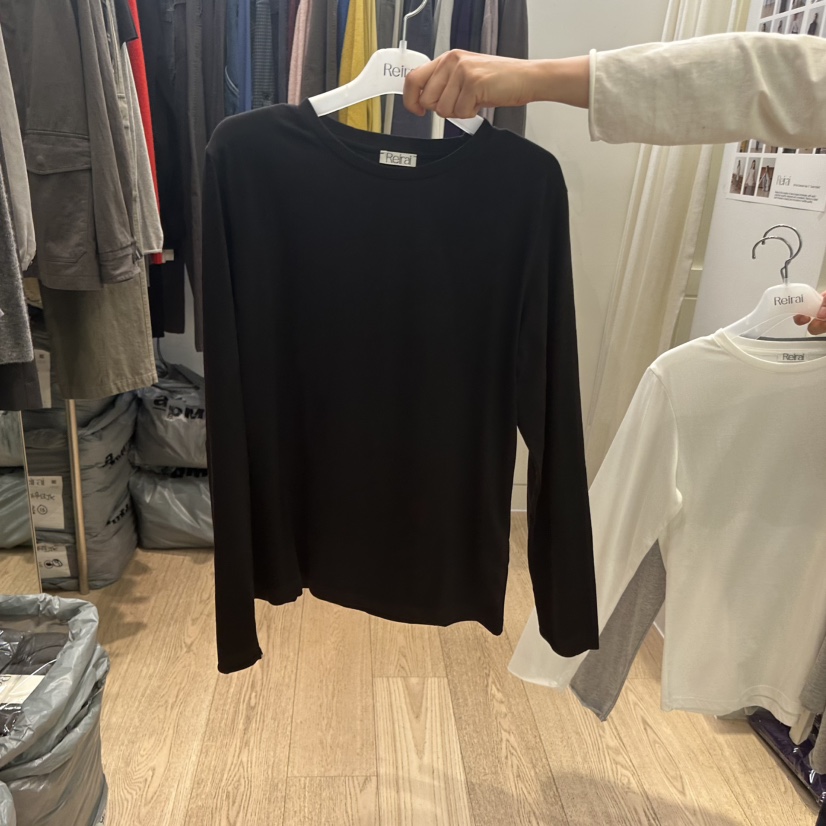 REIRAI韓國直郵女士新品時尚休閑真品人氣推薦熱賣長袖T恤Reirai長袖T恤圖色3