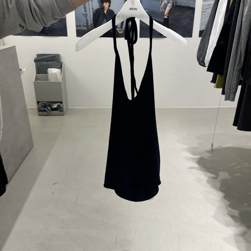 ANOU韓國代購女士新款休閑時尚真品推薦熱賣人氣吊帶背心ANOU吊帶/背心圖色2深藍色