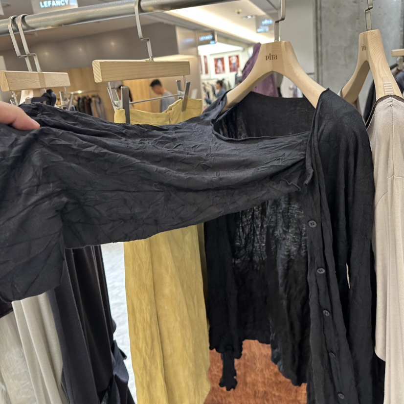 PITA/THEVERLIN東大門代購女裝新品休閑套裝褶裥無袖兩件套開衫PITA/THEVERLIN套裝