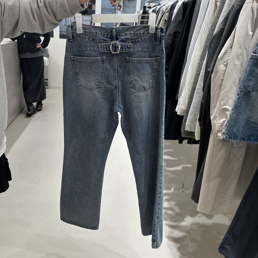 ANOU韓國直郵女裝新品真品時尚休閑熱賣人氣推薦牛仔褲ANOU牛仔褲