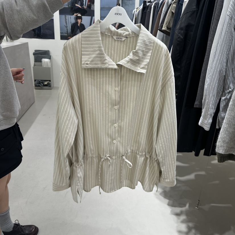 ANOU東大門實拍女裝新品熱賣真品時尚推薦人氣襯衫蕾絲衫ANOU襯衫/蕾絲衫圖色1