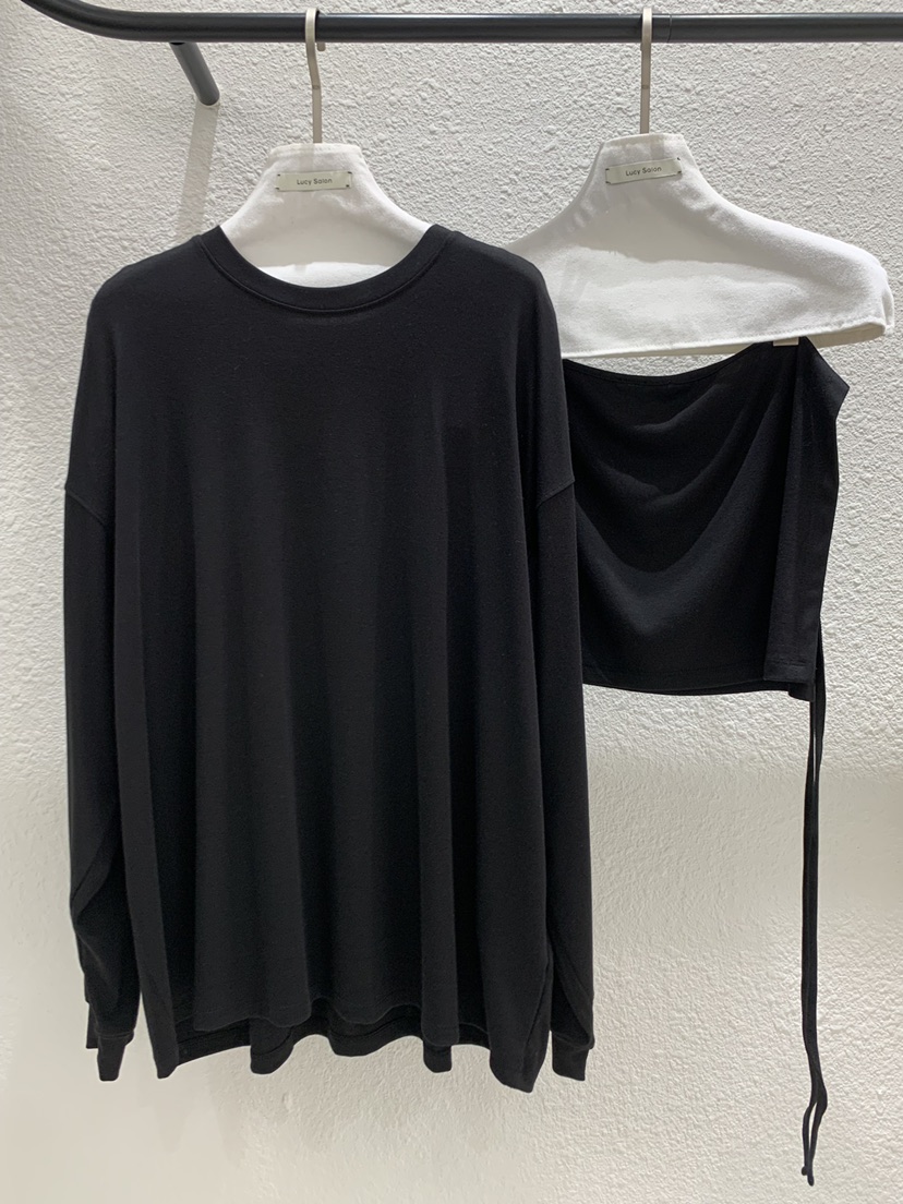 LUCY SALON東大門直郵女士新品真品熱賣休閑人氣時尚套裝LUCY SALON套裝圖色3黑色