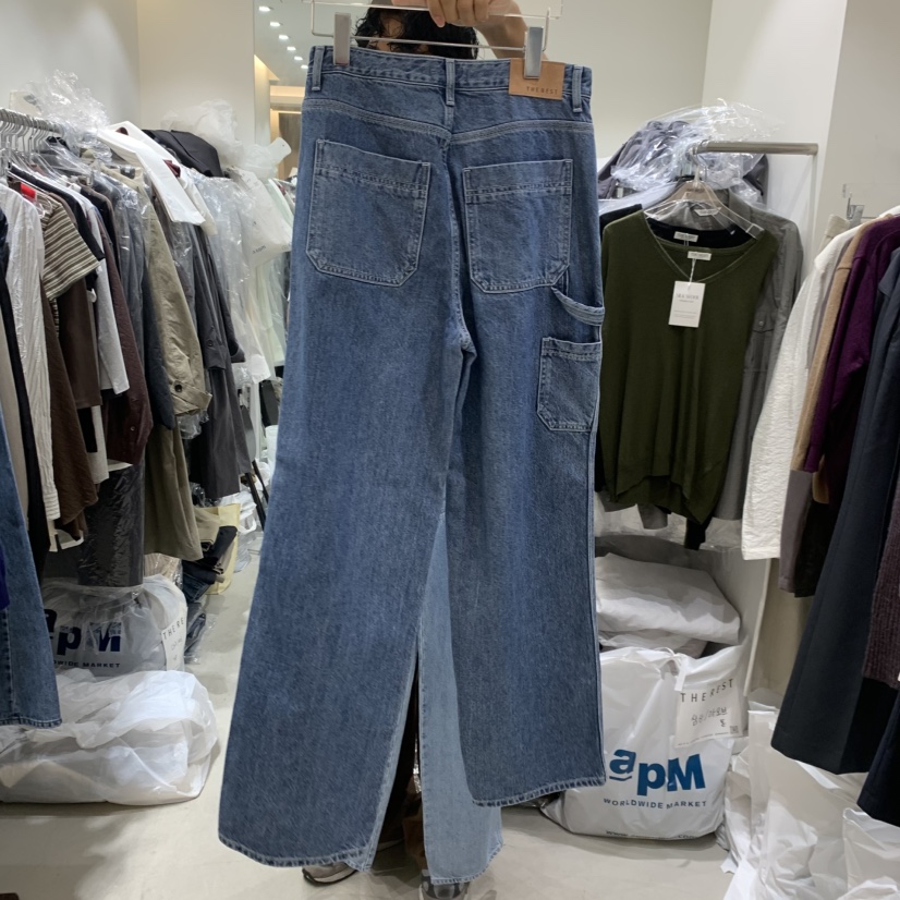 THE REST韓國代購女裝新款真品人氣熱賣推薦時尚休閑牛仔褲THE REST/UNNOEUD牛仔褲