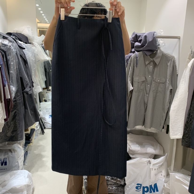 THE REST東大門代購女裝新品推薦人氣熱賣時尚休閑真品長裙THE REST/UNNOEUD長裙圖色1深藍色