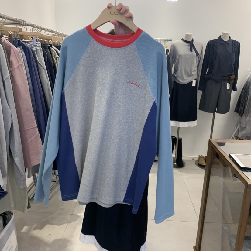 TAN&amp;COMO韓國直郵女士新品真品休閑時尚熱賣長袖T恤tan-COMO長袖T恤圖色1