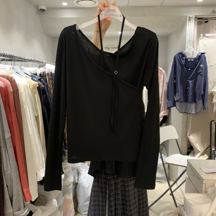 LOGROAD韓國代購女士新品真品時尚推薦熱賣休閑人氣長袖T恤LOG ROAD長袖T恤圖色2