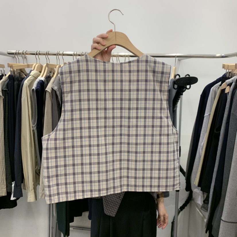 TAN&amp;COMO東大門代購女裝新品人氣推薦熱賣真品馬甲經典tan-COMO馬甲