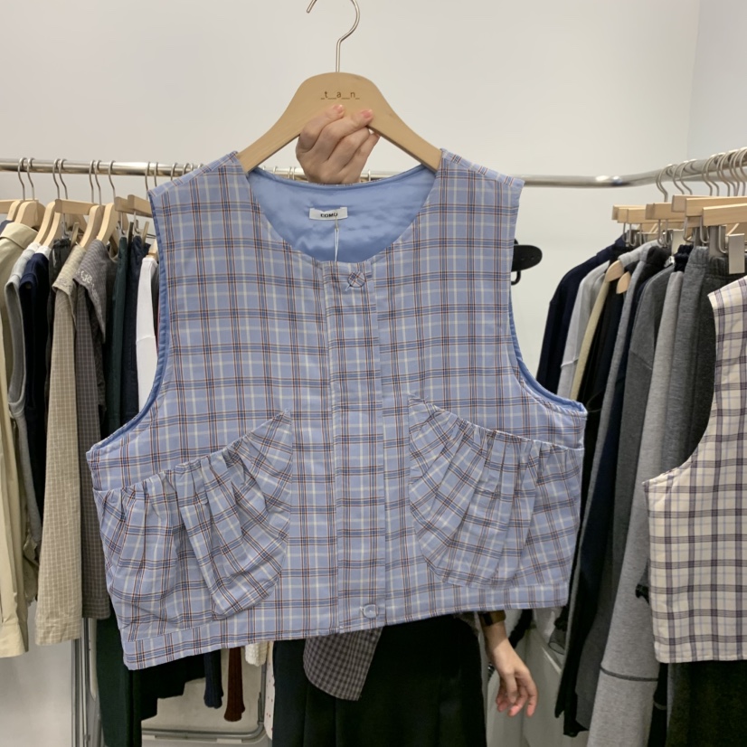 TAN&amp;COMO東大門代購女裝新品人氣推薦熱賣真品馬甲經典tan-COMO馬甲圖色2