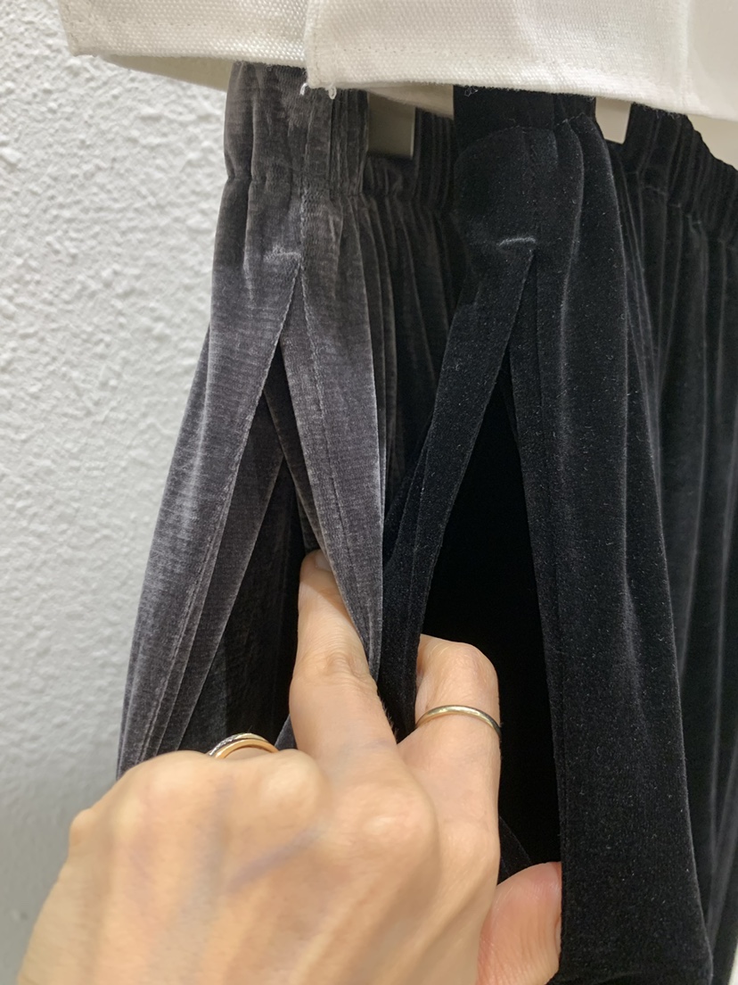 LUCY SALON東大門代購女士新款真品熱賣推薦休閑褲天鵝絨LUCY SALON休閑褲