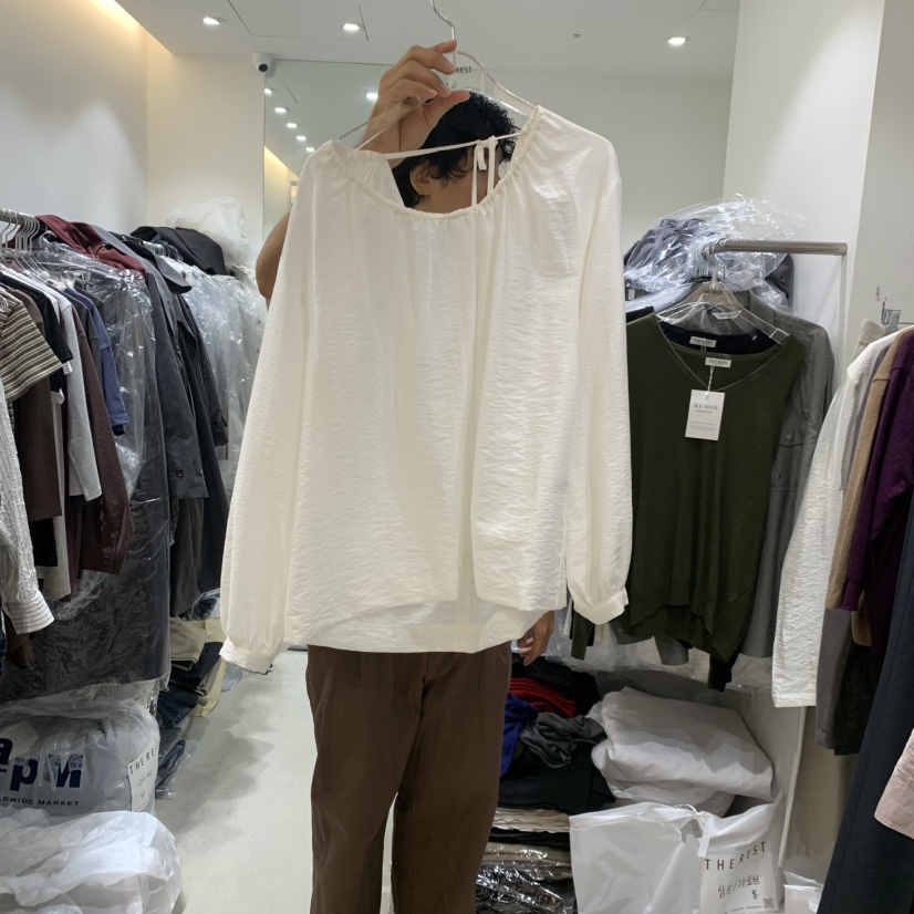 THE REST韓國直郵女裝新品時尚休閑人氣熱賣推薦襯衫蕾絲衫THE REST/UNNOEUD襯衫/蕾絲衫圖色1