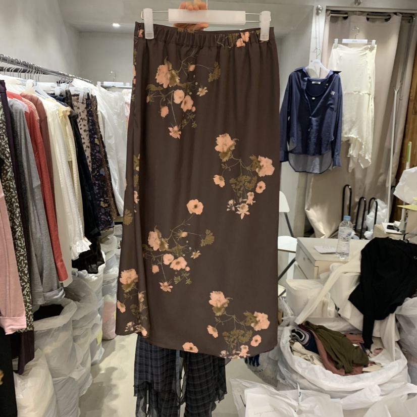 LOGROAD韓國代購女士新款熱賣時尚人氣休閑推薦半身裙中短裙LOG ROAD半身裙/中短裙