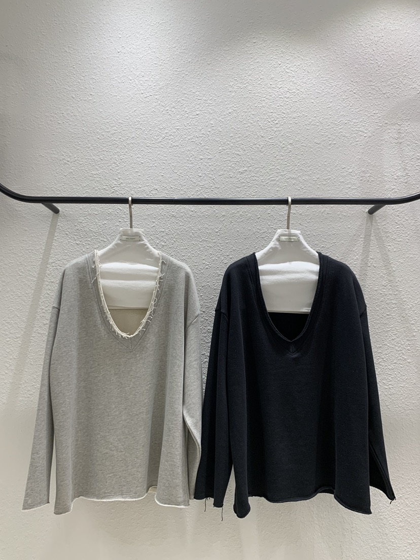 LUCY SALON韓國代購女士新款熱賣時尚人氣推薦休閑衛衣V領LUCY SALON衛衣