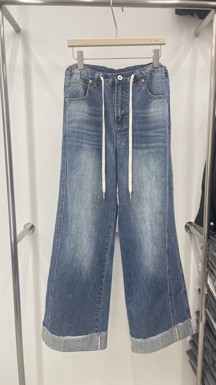 U_MI東大門直郵女裝新品人氣時尚真品推薦熱賣牛仔褲燈芯絨U_MI牛仔褲圖色1