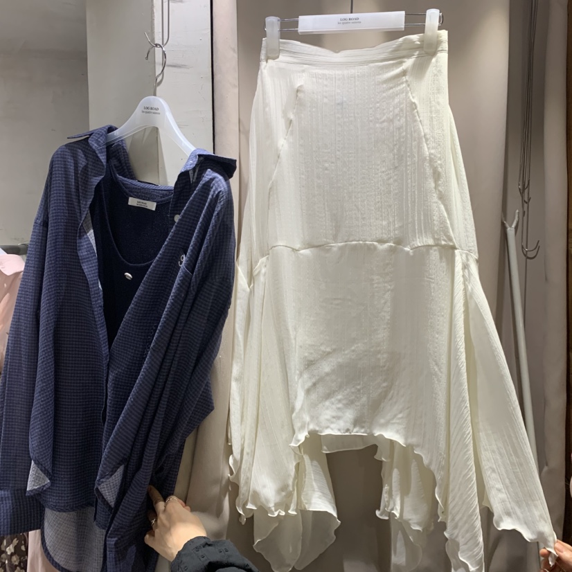 LOGROAD韓國代購女裝新款真品休閑熱賣時尚推薦半身裙中短裙LOG ROAD半身裙/中短裙圖色1