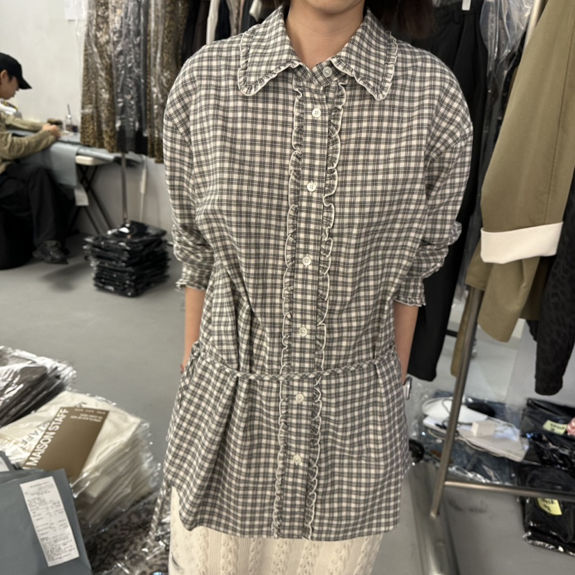 DOUBLE STANDARD/LE SMOKING/MAISONSTAFF韓國代購女裝新品推薦襯衫蕾絲衫MAISONSTAFF襯衫/蕾絲衫圖色2