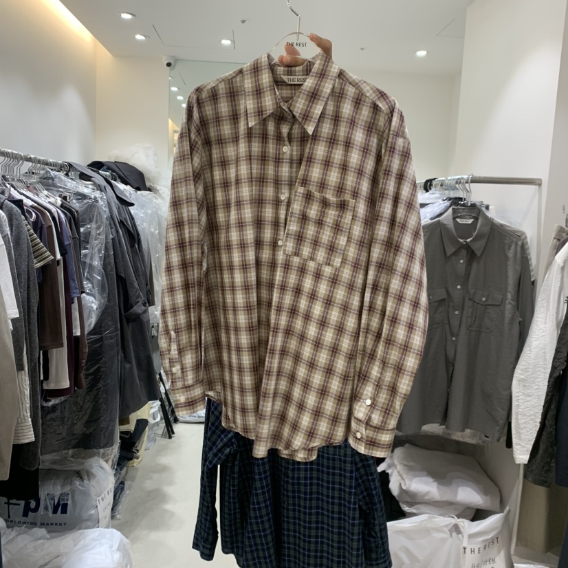 THE REST韓國直郵女士新款時尚人氣休閑推薦真品襯衫蕾絲衫THE REST/UNNOEUD襯衫/蕾絲衫圖色2