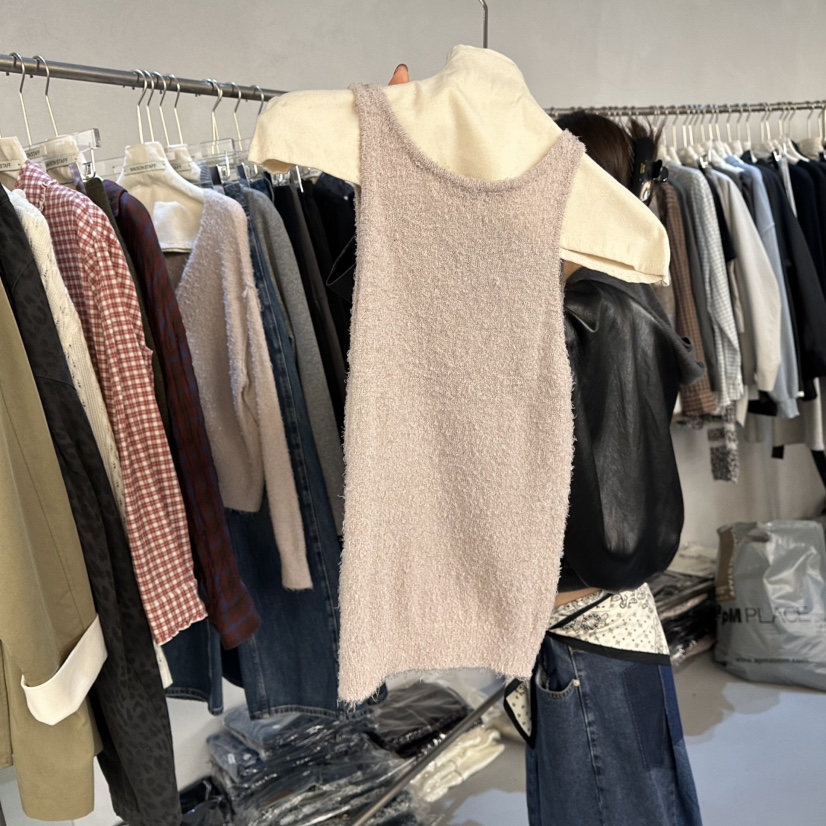 DOUBLE STANDARD/LE SMOKING/MAISONSTAFF東大門代購女士新品熱賣吊帶背心MAISONSTAFF吊帶/背心