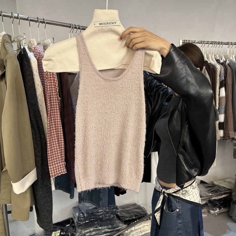 DOUBLE STANDARD/LE SMOKING/MAISONSTAFF東大門代購女士新品熱賣吊帶背心MAISONSTAFF吊帶/背心圖色1