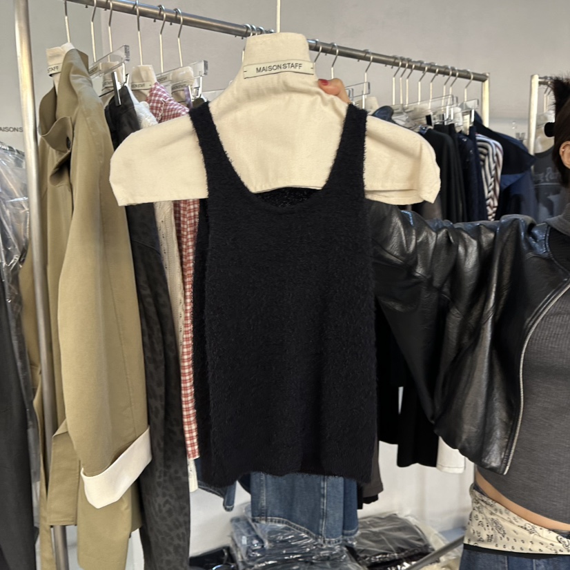 DOUBLE STANDARD/LE SMOKING/MAISONSTAFF東大門代購女士新品熱賣吊帶背心MAISONSTAFF吊帶/背心圖色2