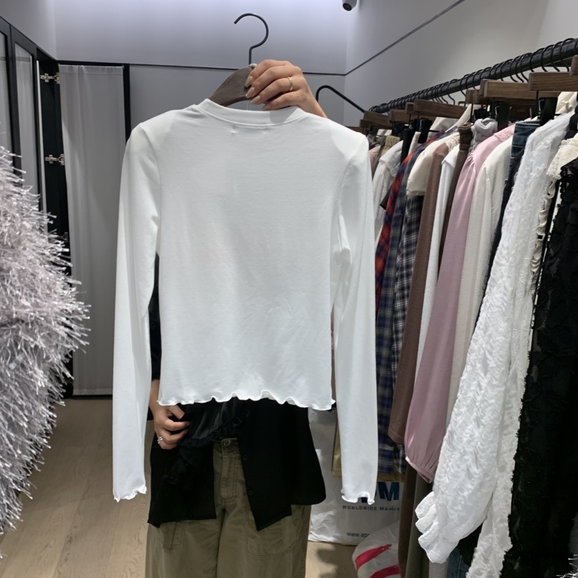 LOVE PULL韓國直郵女士新品時尚推薦休閑真品熱賣長袖T恤LOVE PULL長袖T恤