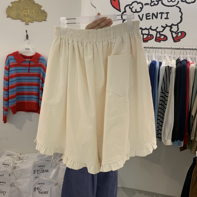 VENTI東大門實拍女裝新品真品熱賣休閑推薦人氣短褲燈芯絨VENTI短褲