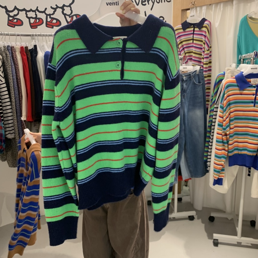 VENTI韓國代購女裝新品休閑人氣時尚真品推薦熱賣針織衫VENTI針織衫圖色1