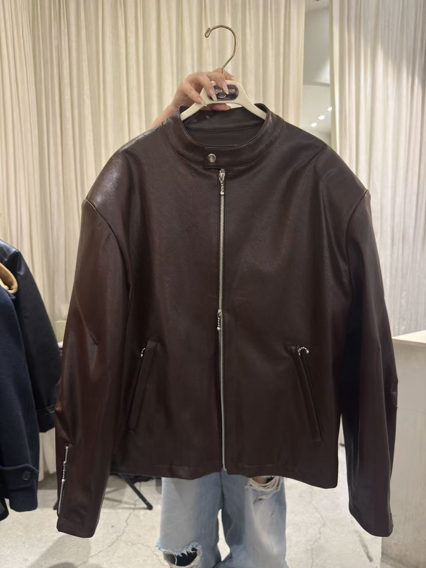 PAPERMOON韓國直郵女士新款休閑人氣時尚熱賣真品夾克皮革paper moon夾克圖色2