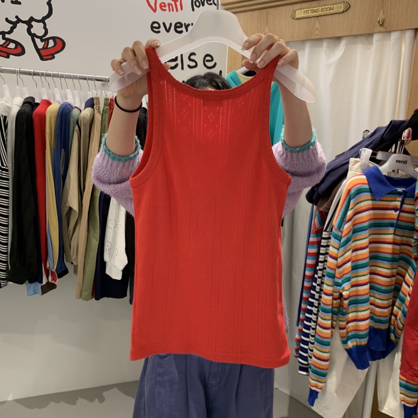 VENTI韓國直郵女裝新品真品推薦休閑人氣時尚吊帶背心無袖VENTI吊帶/背心