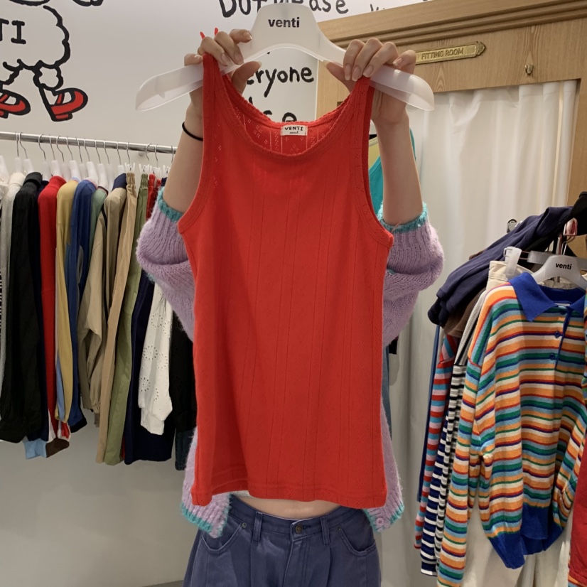 VENTI韓國直郵女裝新品真品推薦休閑人氣時尚吊帶背心無袖VENTI吊帶/背心圖色2