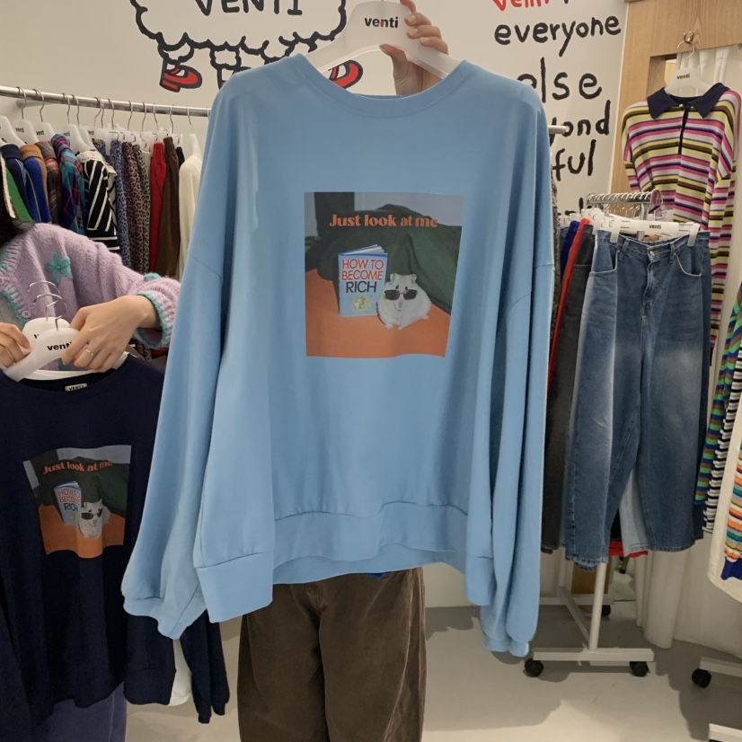 VENTI東大門代購女士新品時尚人氣推薦休閑真品熱賣衛衣VENTI衛衣圖色1