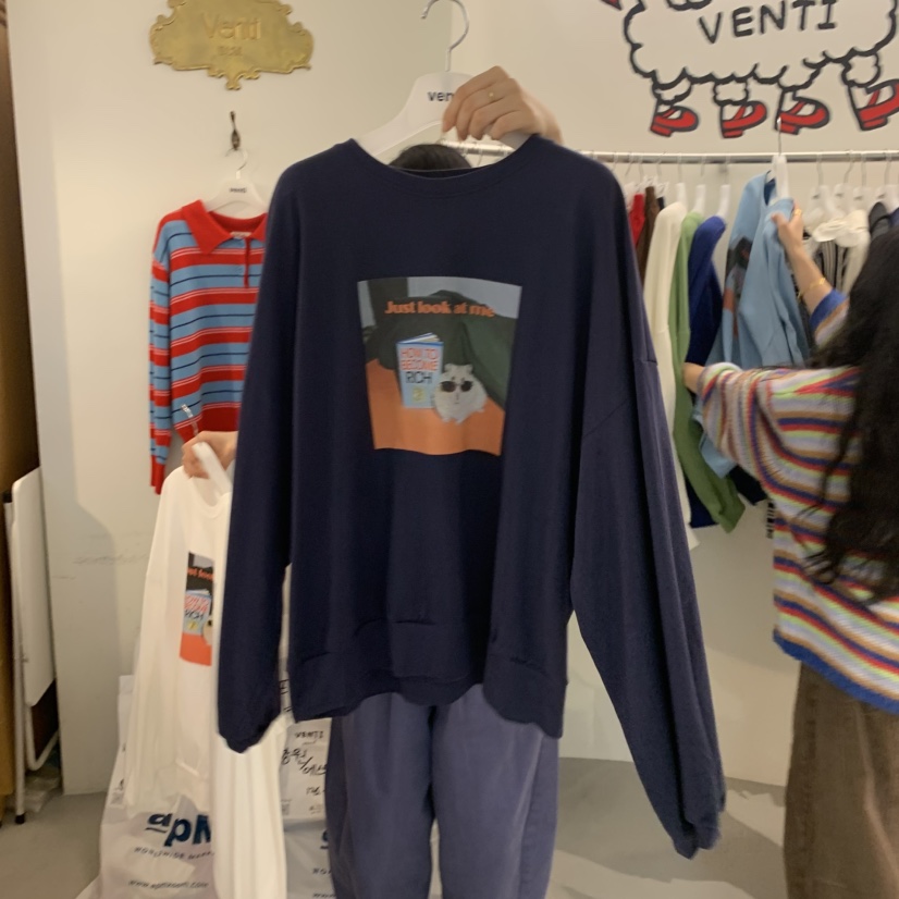 VENTI東大門代購女士新品時尚人氣推薦休閑真品熱賣衛衣VENTI衛衣圖色2