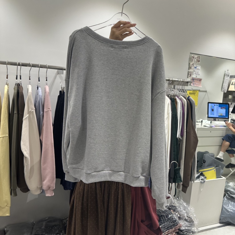 COMBO韓國代購女裝新品休閑真品推薦人氣時尚熱賣套裝V領COM_BO套裝