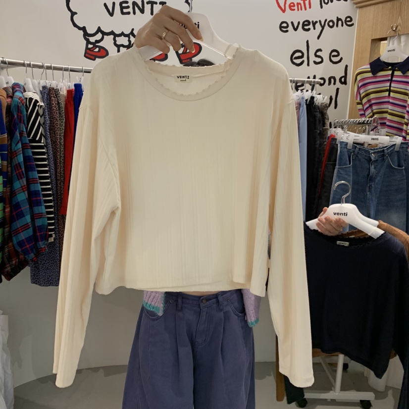 VENTI東大門直郵女士新品真品時尚熱賣人氣推薦休閑長袖T恤VENTI長袖T恤圖色2