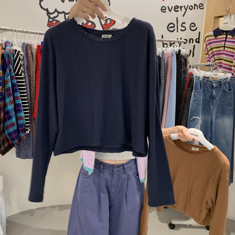 VENTI東大門直郵女士新品真品時尚熱賣人氣推薦休閑長袖T恤VENTI長袖T恤圖色3