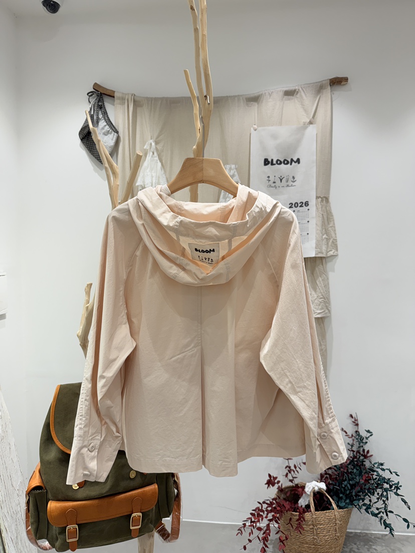 BLOOM韓國代購女士新品推薦熱賣真品人氣職業夾克抽繩連帽BLOOM-S夾克