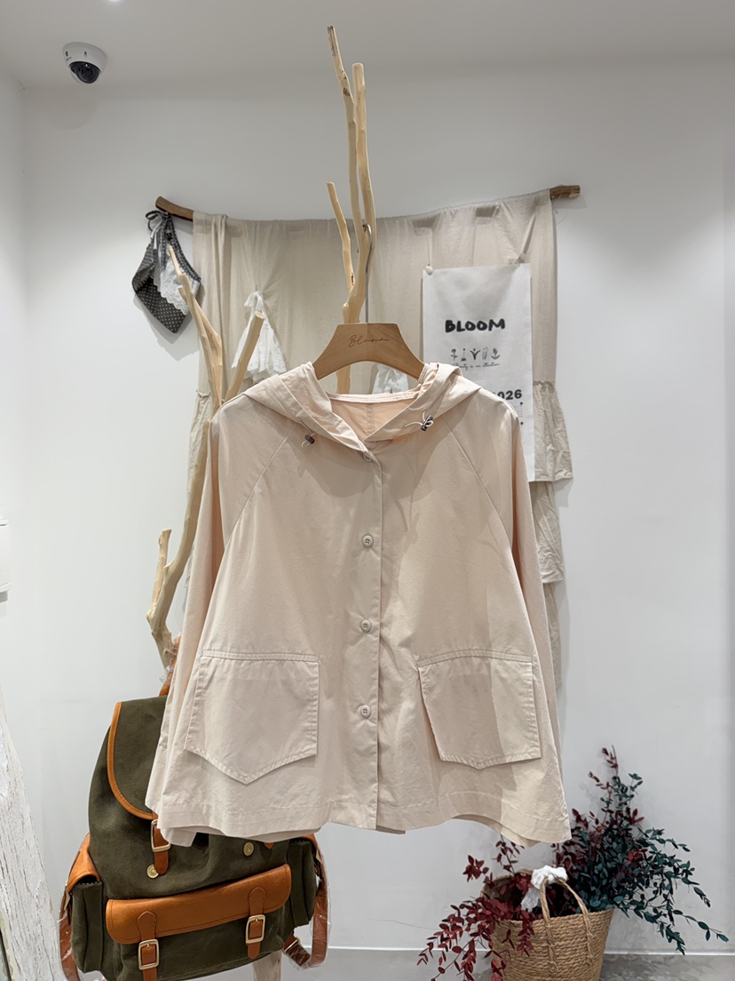 BLOOM韓國代購女士新品推薦熱賣真品人氣職業夾克抽繩連帽BLOOM-S夾克圖色2