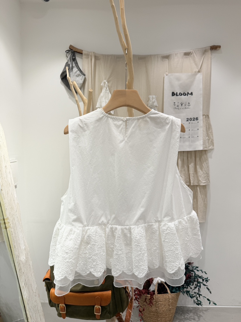 BLOOM東大門實拍女士新款熱賣人氣時尚休閑吊帶背心網眼蕾絲BLOOM-S吊帶/背心