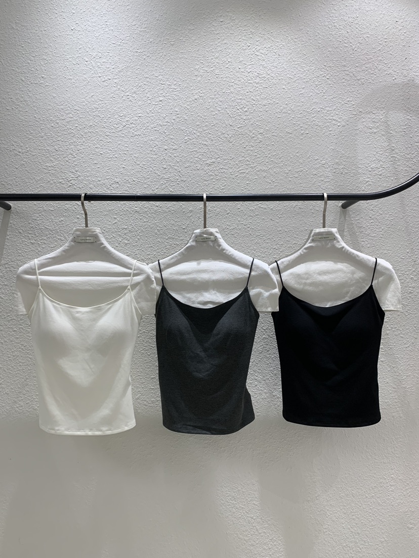 LUCY SALON韓國直郵女裝新款職業休閑真品推薦吊帶背心無袖LUCY SALON吊帶/背心