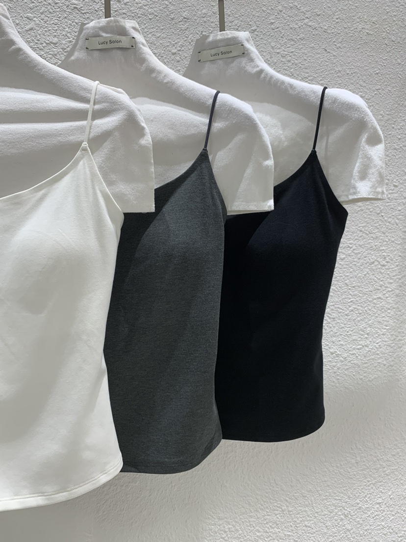 LUCY SALON韓國直郵女裝新款職業休閑真品推薦吊帶背心無袖LUCY SALON吊帶/背心