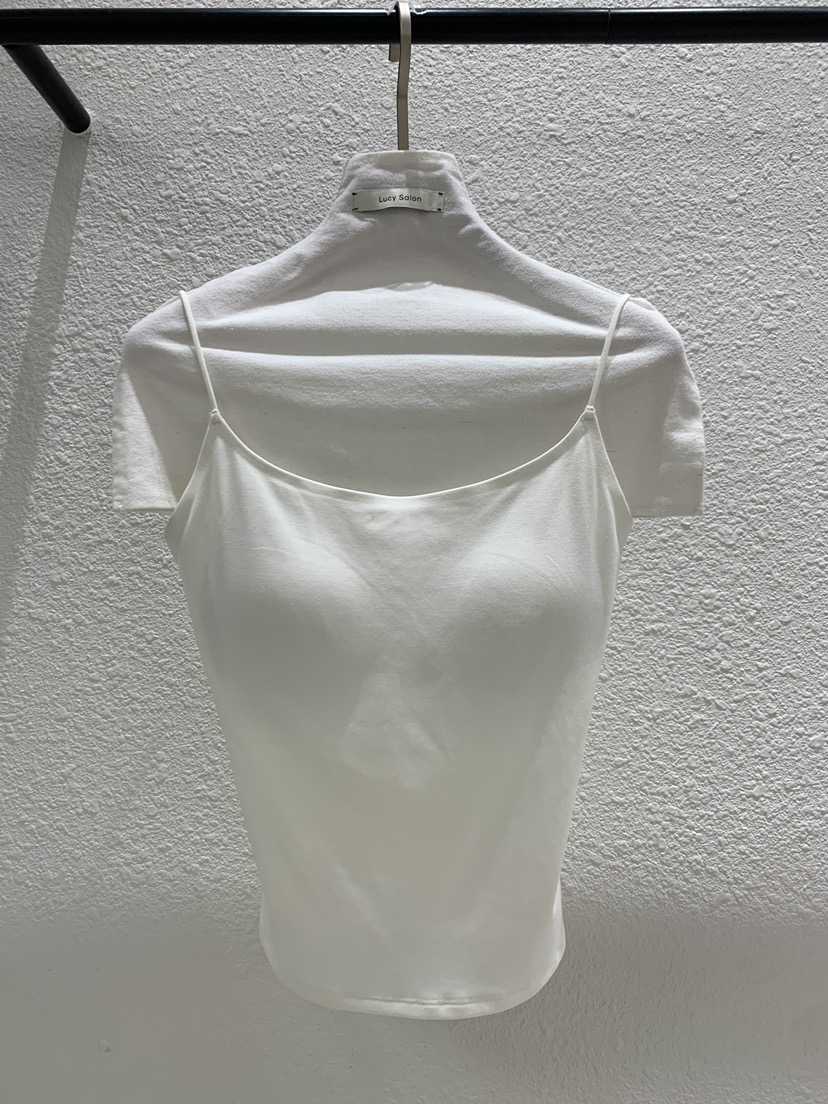 LUCY SALON韓國直郵女裝新款職業休閑真品推薦吊帶背心無袖LUCY SALON吊帶/背心圖色1
