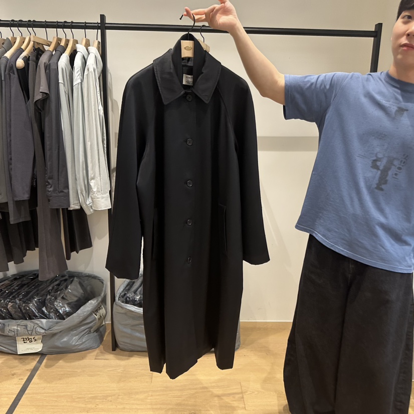 aube nunt東大門直郵女士新品人氣職業時尚真品長款風衣aube nunt長款風衣圖色2
